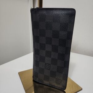 Louis Vuitton Damier Ebene Brazza Long Wallet